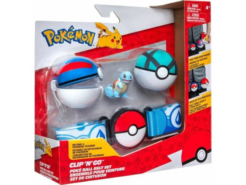 Комплект фигури Pokémon Clip N Go - Squirtle 5 cm 5 Части NaN –  BB Комплекти играчки фигури