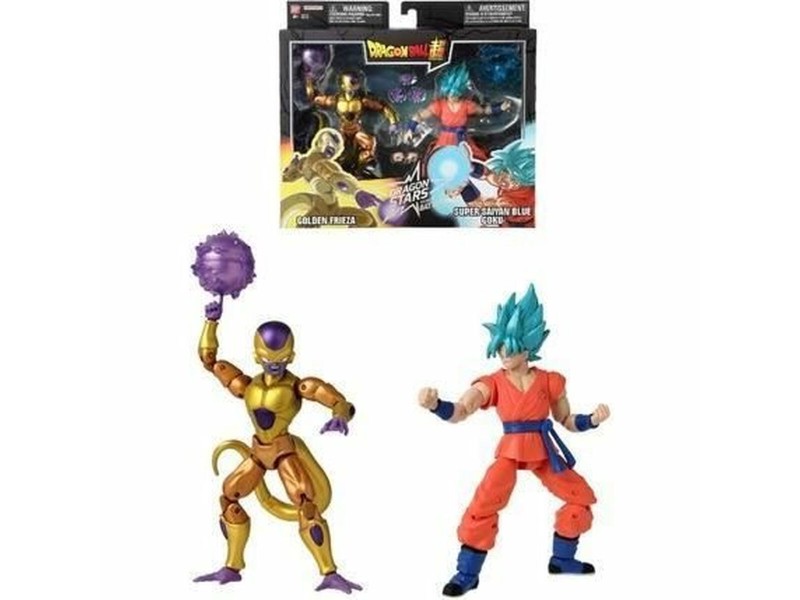 Фигурки на Герои Dragon Ball Super Dragon Stars: Golden Frieza vs Super Saiyan Blue Goku 17 cm NaN –  BB Кукли и екшън фигури