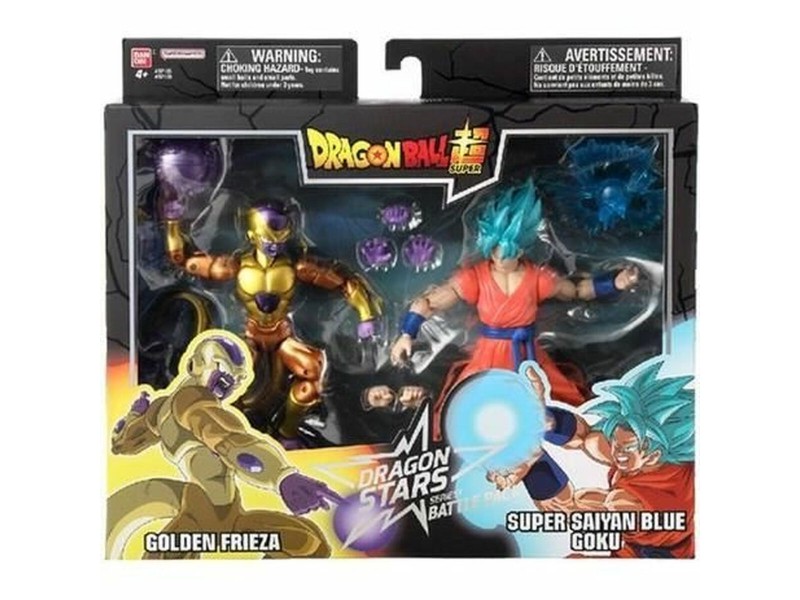 Фигурки на Герои Dragon Ball Super Dragon Stars: Golden Frieza vs Super Saiyan Blue Goku 17 cm NaN –  BB Кукли и екшън фигури