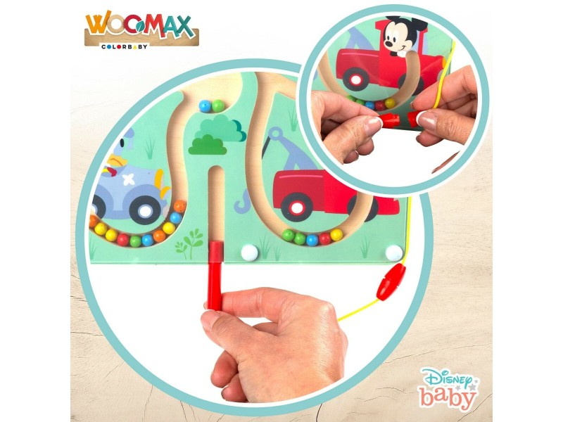 Игра Лабиринт Disney Дървен 22,5 x 1,5 x 22,5 cm NaN –  BB Дърво