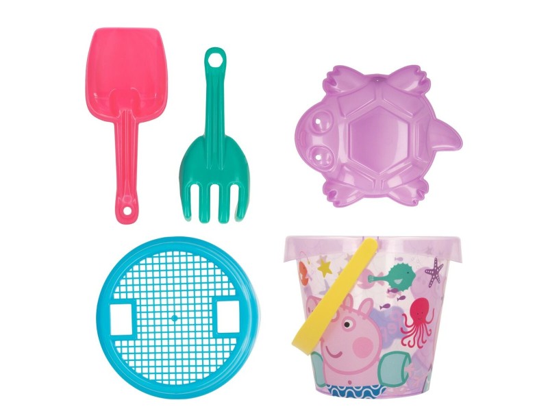 Комплект плажни играчки Peppa Pig 14 x 12,5 x 14 cm (24 броя) NaN –  BB Пясък и плажни играчки