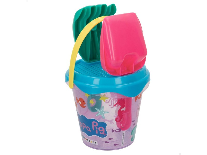 Комплект плажни играчки Peppa Pig 14 x 12,5 x 14 cm (24 броя) NaN –  BB Пясък и плажни играчки
