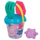 Комплект плажни играчки Peppa Pig 14 x 12,5 x 14 cm (24 броя) NaN –  BB Пясък и плажни играчки
