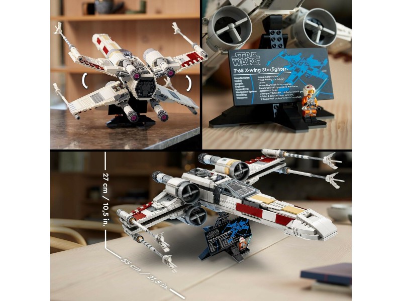 Строителна Игра Lego Star Wars 75355 X-Wing Tie Fighter 1953 Части NaN –  BB Изграждане на игри