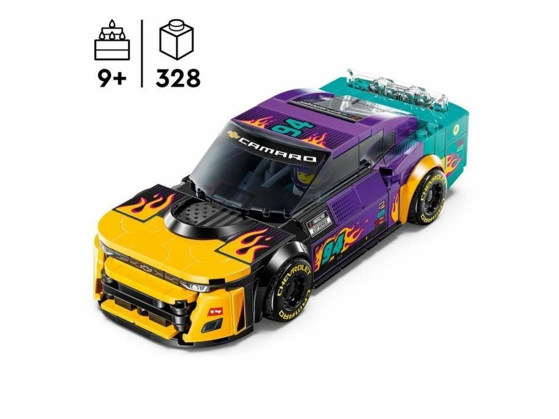 Строителна Игра Lego NASCAR Next Gen Chevrolet Camaro ZL1 328 Части NaN –  BB Изграждане на игри