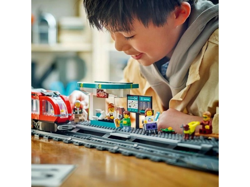 Строителна Игра Lego 60423 Downtown Tram and Station Многоцветен NaN –  BB Изграждане на игри