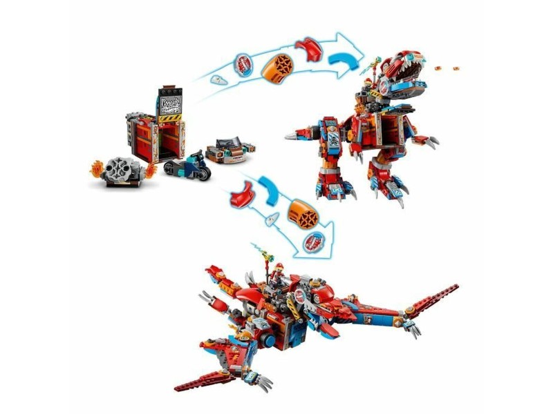 Строителна Игра Lego Coopers C-Rex Dinosaur Robot Многоцветен NaN –  BB Изграждане на игри