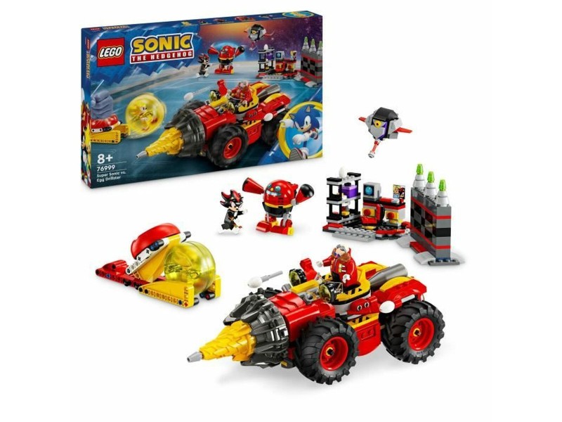 Строителна Игра Lego Sonic the Hedgehog 76999 Super Sonic vs. Egg Drillster 590 Части NaN –  BB Изграждане на игри