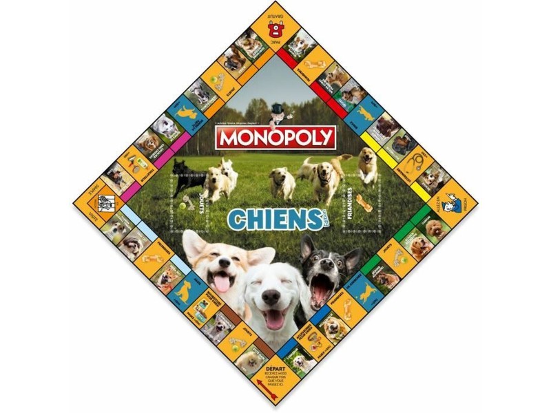 Настолна игра Winning Moves Monopoly Chiens NaN –  BB Игри с токени