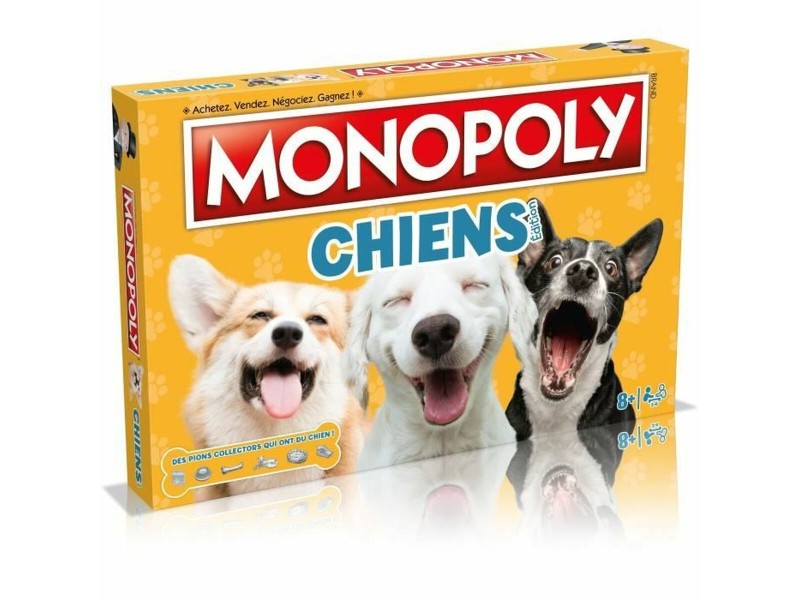 Настолна игра Winning Moves Monopoly Chiens NaN –  BB Игри с токени