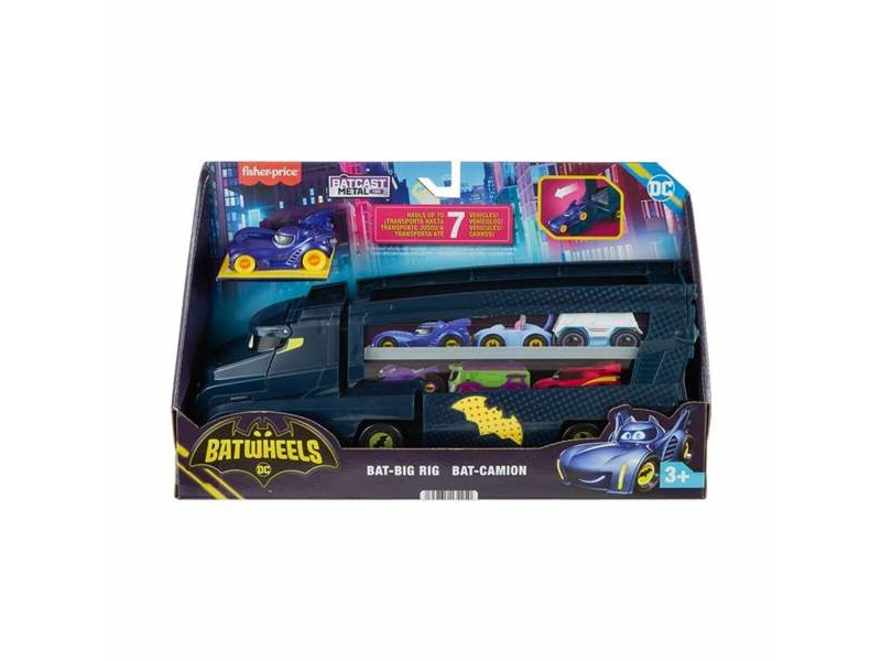 Камион Автомобилен Транспорт Fisher-Price Batwheels Big Big Bam noir NaN –  BB Камиони