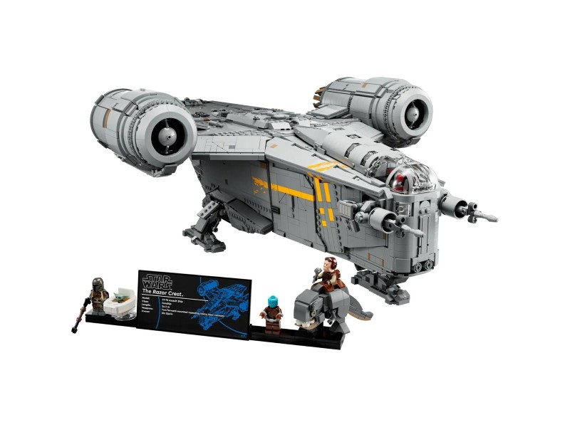 Строителна Игра Lego Star Wars 75331 The Razor Crest Черен 6187 Части NaN –  BB Изграждане на игри