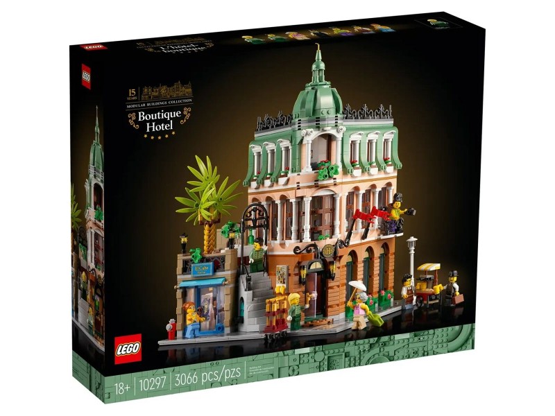 Строителна Игра Lego Icons 10297 Boutique Hotel Черен 3066 Части NaN –  BB Изграждане на игри