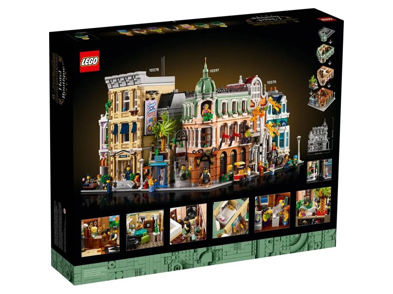 Строителна Игра Lego Icons 10297 Boutique Hotel Черен 3066 Части NaN –  BB Изграждане на игри