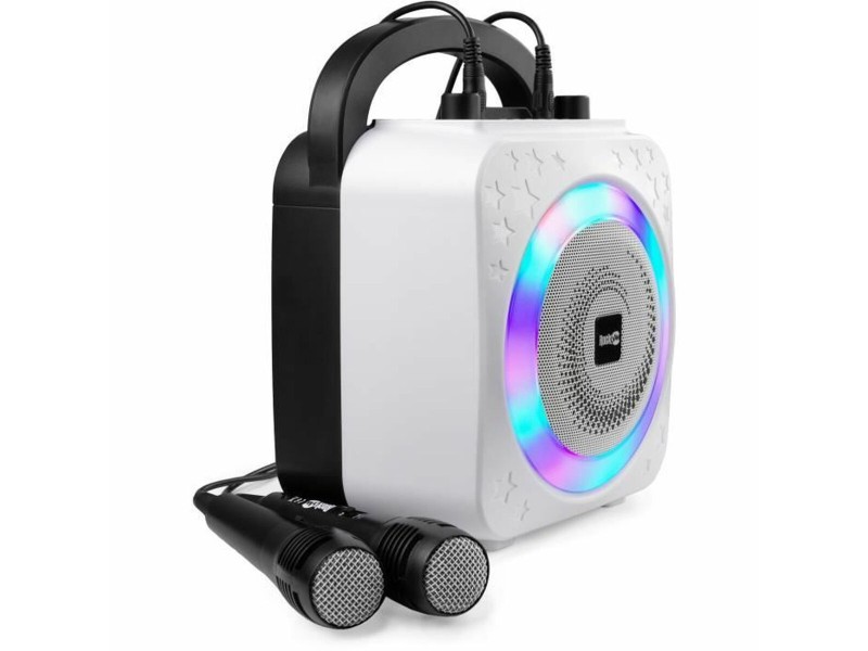 Тонколони с блутут и микрофон Караоке RockJam Disco Light RJPS150-BK NaN –  BB Караокета