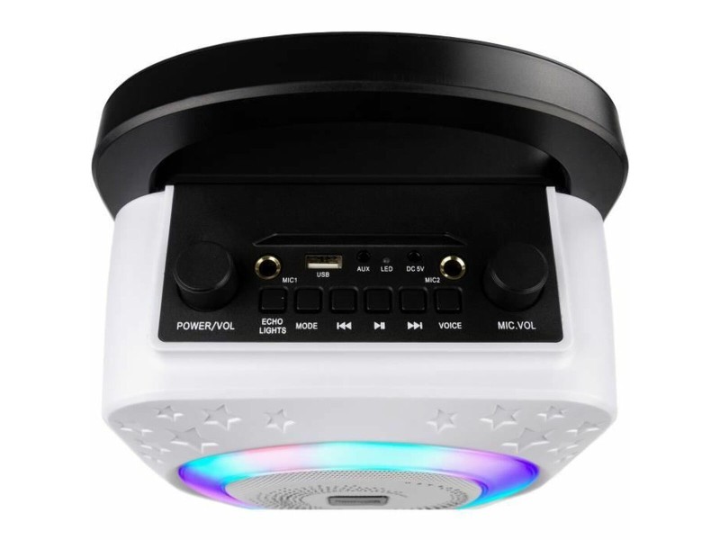 Тонколони с блутут и микрофон Караоке RockJam Disco Light RJPS150-BK NaN –  BB Караокета
