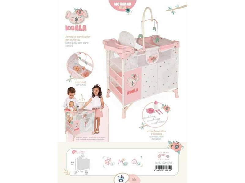 Дъска за повиване за кукли Decuevas 42 cm NaN –  BB Аксесоари за бебешки кукли