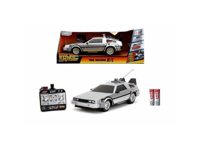 Кола с Радиоуправление Back to the Future Delorean Сребрист 1:16 NaN –  BB Автомобили