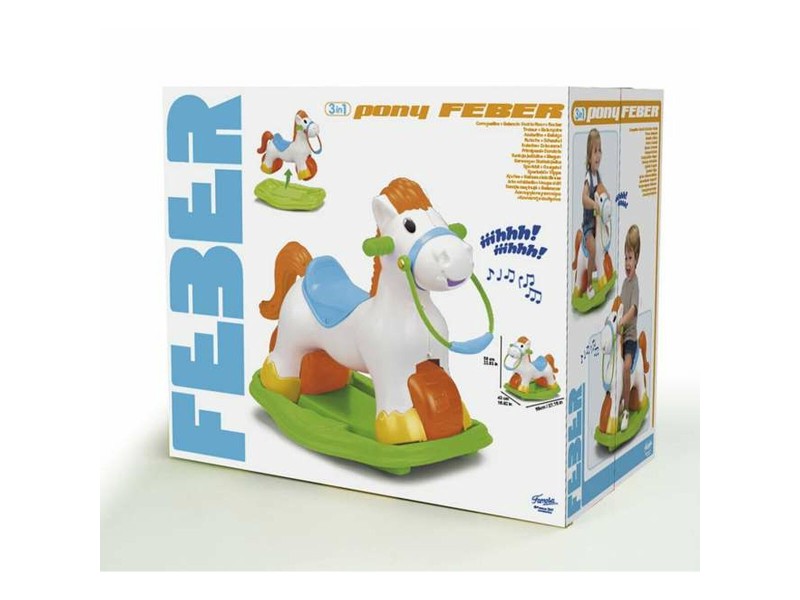Обувки за Бягане Feber Ponyfeber Бял 69 x 47 x 57,5 cm Пони NaN –  BB Разходки и колела
