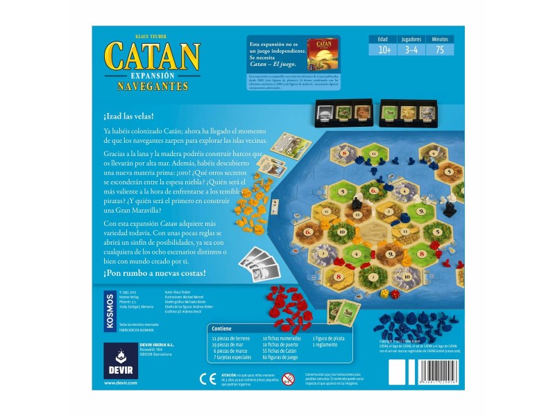 Настолна игра Devir Catan: Expansión Navegantes (ES) NaN –  BB Стратегически игри