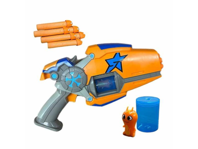 Пистолет за Дартс Bizak Slugterra EliS Megamorph Blaster Оранжев NaN –  BB Пистолети за играчки