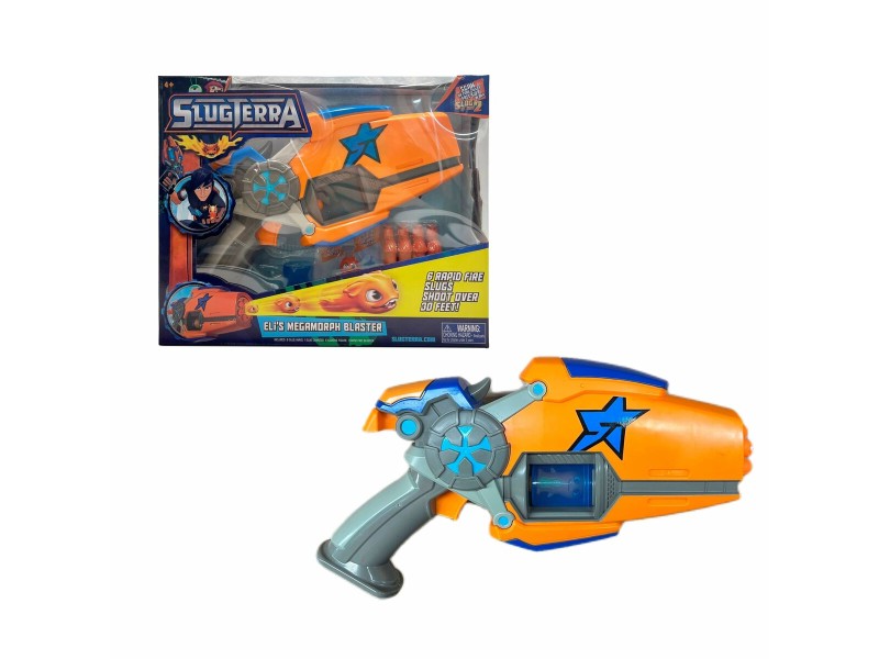 Пистолет за Дартс Bizak Slugterra EliS Megamorph Blaster Оранжев NaN –  BB Пистолети за играчки