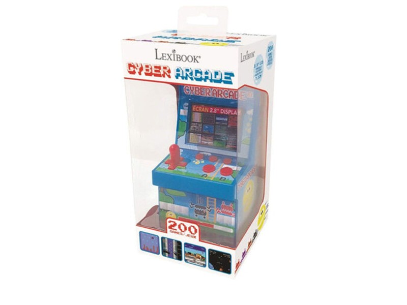 Конзола Cyber Arcade 200 Games Lexibook JL2940 LCD 2,5 NaN –  BB Таблетки