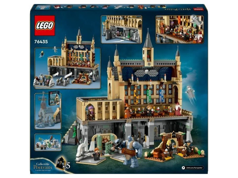 Строителна Игра Lego 76435 Hogwarts Castle: Great Hall Многоцветен 1732 Части NaN –  BB Изграждане на игри