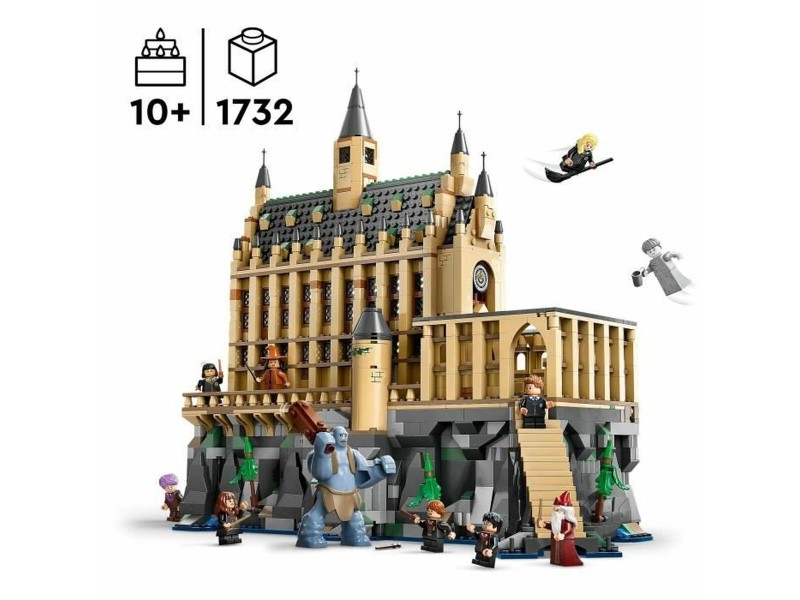 Строителна Игра Lego 76435 Hogwarts Castle: Great Hall Многоцветен 1732 Части NaN –  BB Изграждане на игри