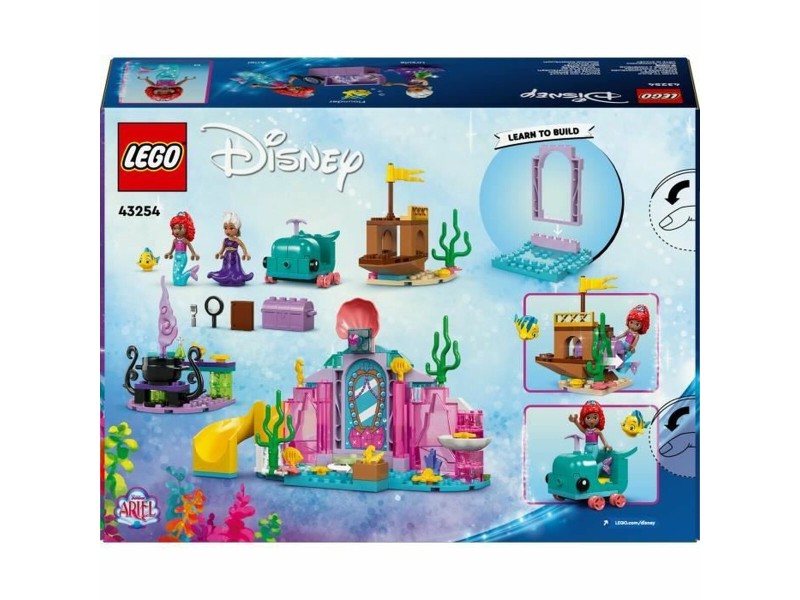 Строителна Игра Lego Disney Princess 43254  Ariels Crystal Cave Многоцветен 141 Части NaN –  BB Изграждане на игри