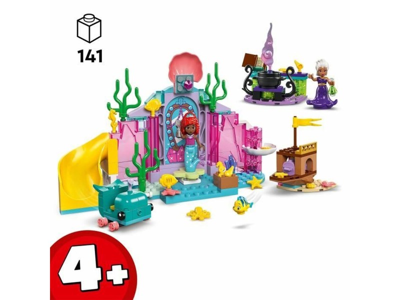 Строителна Игра Lego Disney Princess 43254  Ariels Crystal Cave Многоцветен 141 Части NaN –  BB Изграждане на игри