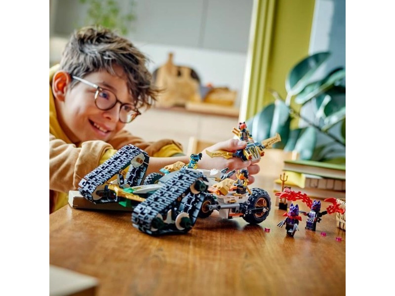 Строителна Игра Lego Ninja Team Combo Vehicle Многоцветен 576 Части NaN –  BB Изграждане на игри