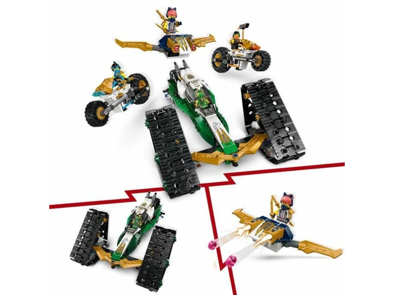 Строителна Игра Lego Ninja Team Combo Vehicle Многоцветен 576 Части NaN –  BB Изграждане на игри