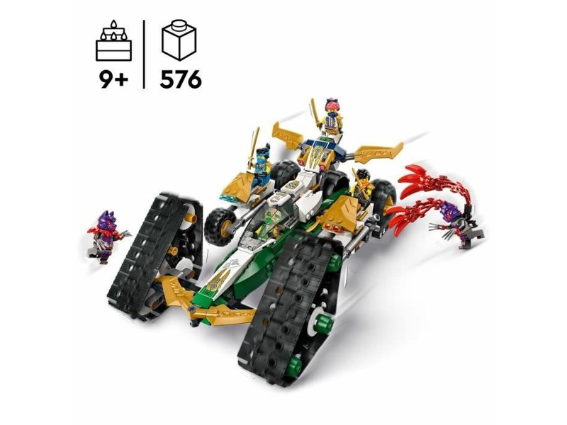 Строителна Игра Lego Ninja Team Combo Vehicle Многоцветен 576 Части NaN –  BB Изграждане на игри