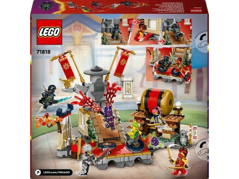 Строителна Игра Lego NINJAGO 71818 Tournament Battle Arena Многоцветен 659 Части NaN –  BB Изграждане на игри