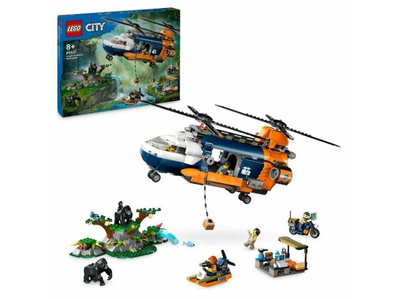 Строителна Игра Lego 60437 Jungle Explorer Helicopter Base Camp Многоцветен NaN –  BB Изграждане на игри