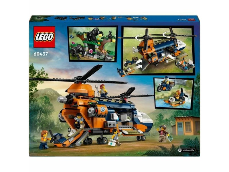 Строителна Игра Lego 60437 Jungle Explorer Helicopter Base Camp Многоцветен NaN –  BB Изграждане на игри
