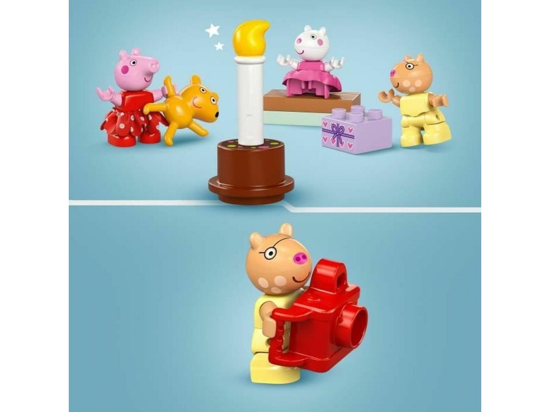Строителна Игра Lego 10433 Peppa Pigs Birthday Party Многоцветен 59 Части NaN –  BB Изграждане на игри