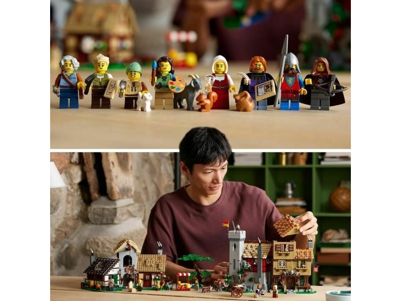 Строителна Игра Lego 10332 Medieval Town Square 3304 Части NaN –  BB Изграждане на игри