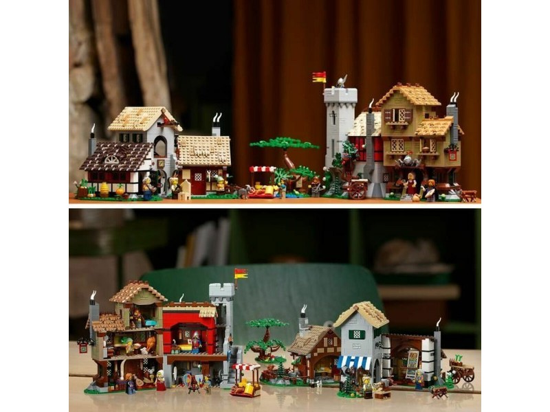 Строителна Игра Lego 10332 Medieval Town Square 3304 Части NaN –  BB Изграждане на игри