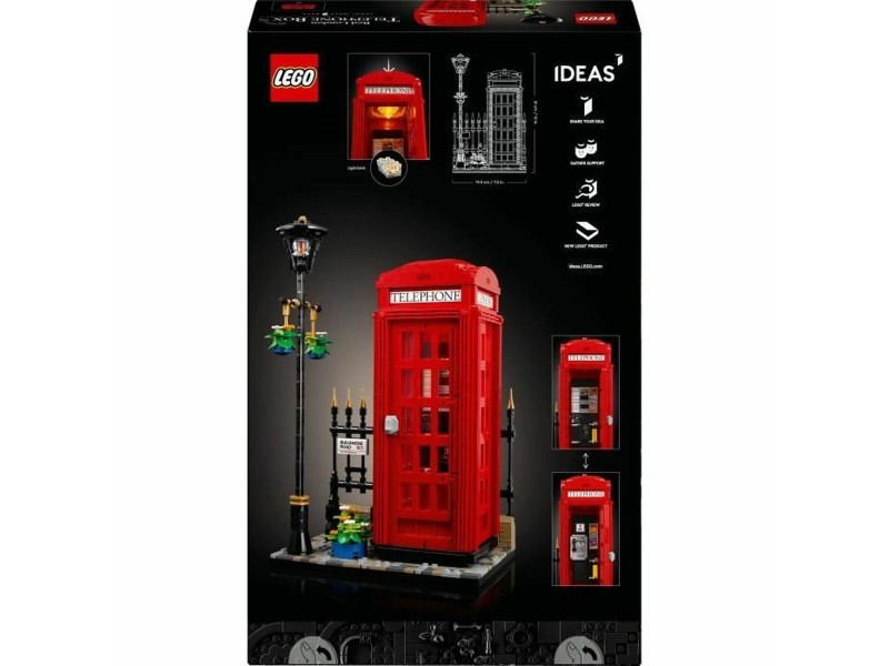 Строителна Игра Lego 21347 London Telephone Booth 1460 Части NaN от | techMAG.bg Строителна Игра Lego 21347 London Telephone Booth 1460 Части NaN – BB Изграждане на игри