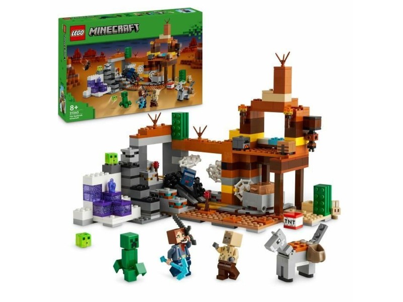 Строителна Игра Lego Minecraft 21263 Badlands Mine Многоцветен 538 Части NaN –  BB Изграждане на игри