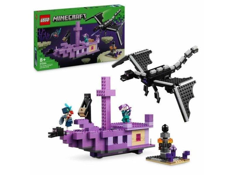 Строителна Игра Lego Ender Dragon & Ship Многоцветен NaN –  BB Изграждане на игри