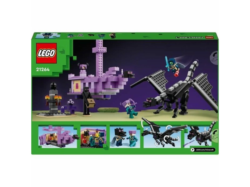 Строителна Игра Lego Ender Dragon & Ship Многоцветен NaN –  BB Изграждане на игри
