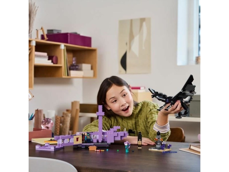 Строителна Игра Lego Ender Dragon & Ship Многоцветен NaN –  BB Изграждане на игри