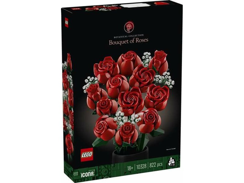 Строителна Игра Lego Botanical Collection Bouquet of Roses Многоцветен 822 Части NaN –  BB Изграждане на игри