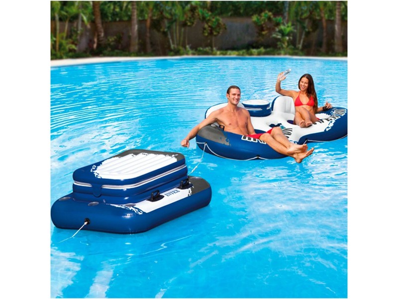 Плаващ Надуваем Охладител Intex Mega Chill II 122 x 97 x 122 cm (3 броя) NaN –  BB Килимчета и надуваеми играчки