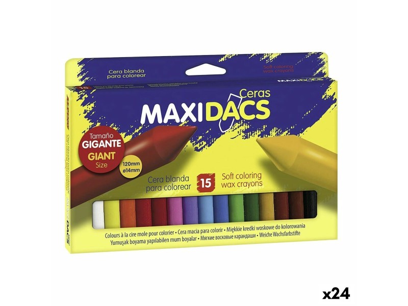 Цветни моливи Alpino Maxidacs Многоцветен (24 броя) NaN –  BB Восъци