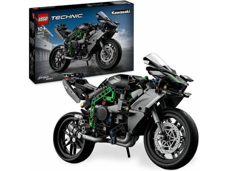 Строителна Игра Lego Technic 42170 Kawasaki Ninja H2R Черен 643 Части NaN от | techMAG.bg Строителна Игра Lego Technic 42170 Kawasaki Ninja H2R Черен 643 Части NaN – BB Изграждане на игри