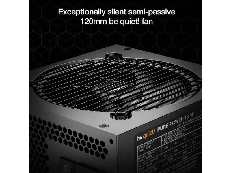 Захранване Be Quiet! BP028EU ATX 1000 W 80 Plus Gold NaN –  BB Захранвания